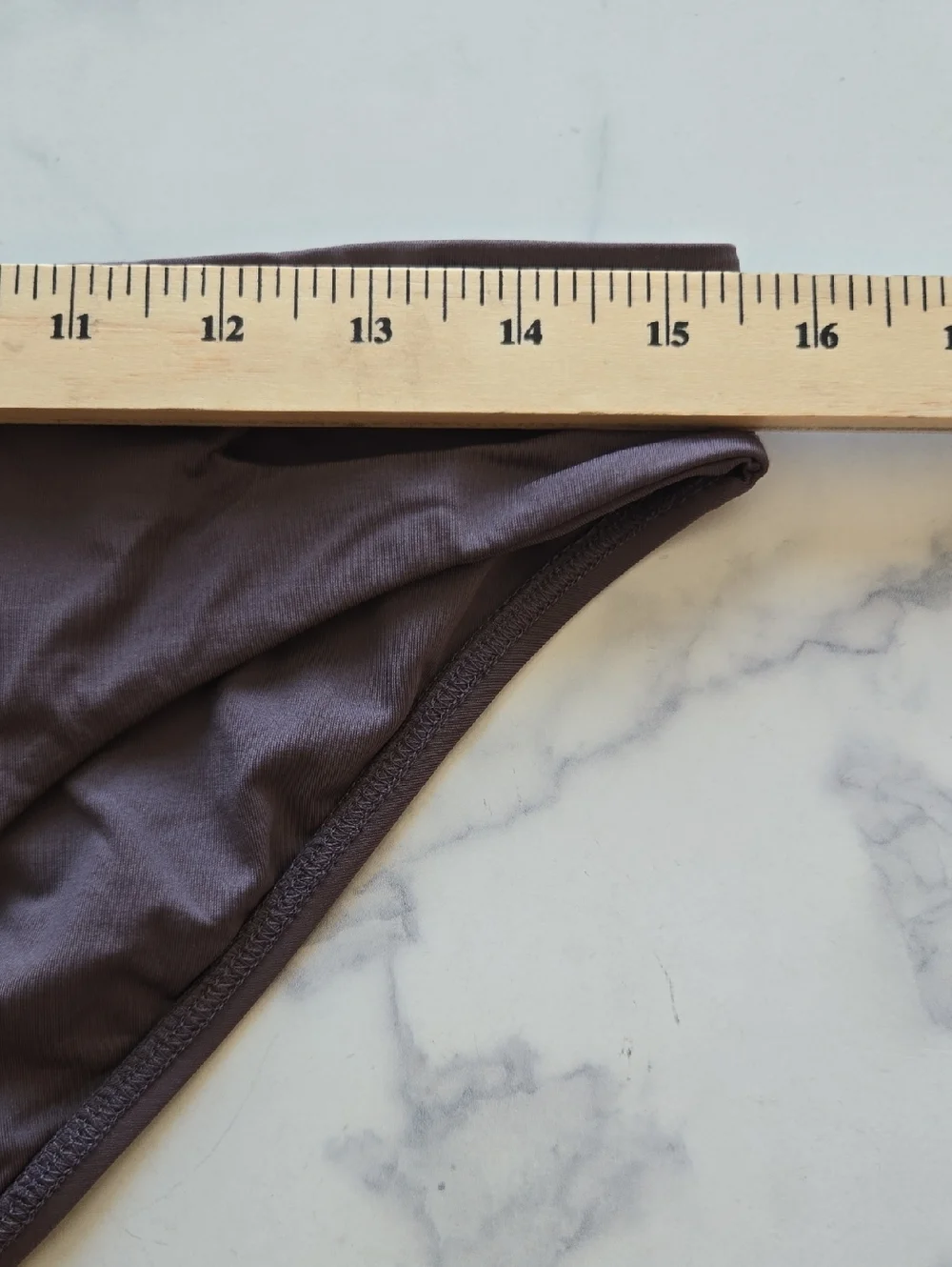 L Space Sensual Solids Estella Classic Hipster Bottom Swimsuit Brown Size L NWT